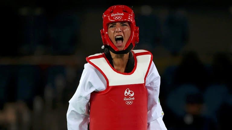 Yasmina Aziez, 4e en taekwondo