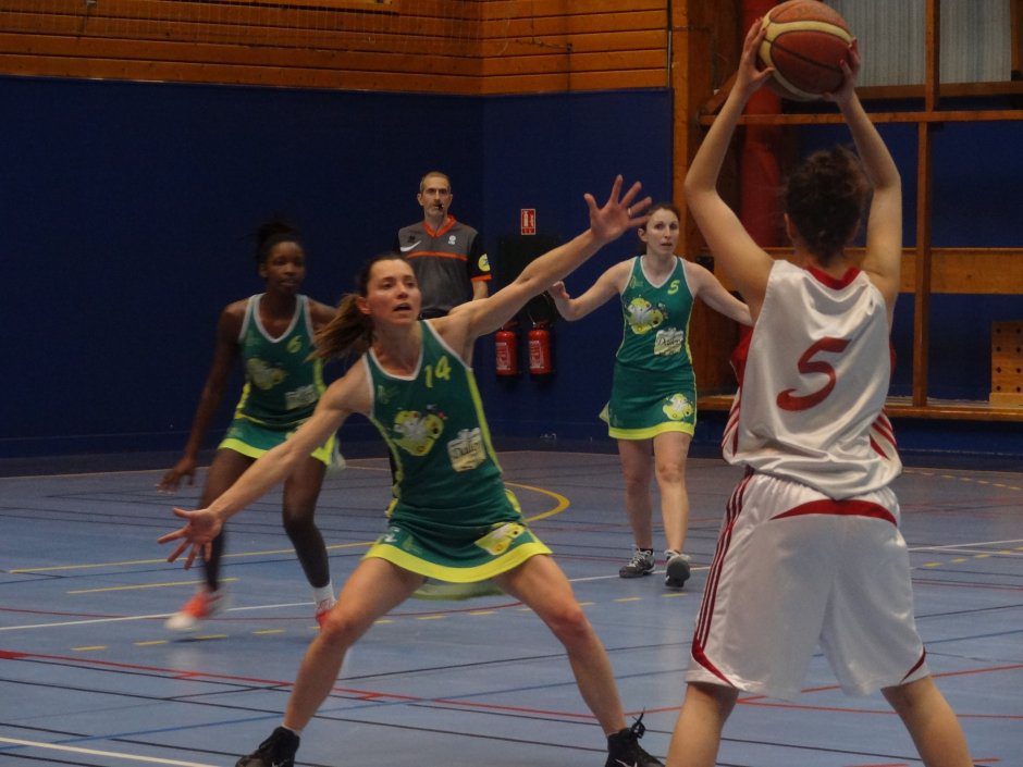 Les basketteuses de l'ALVP