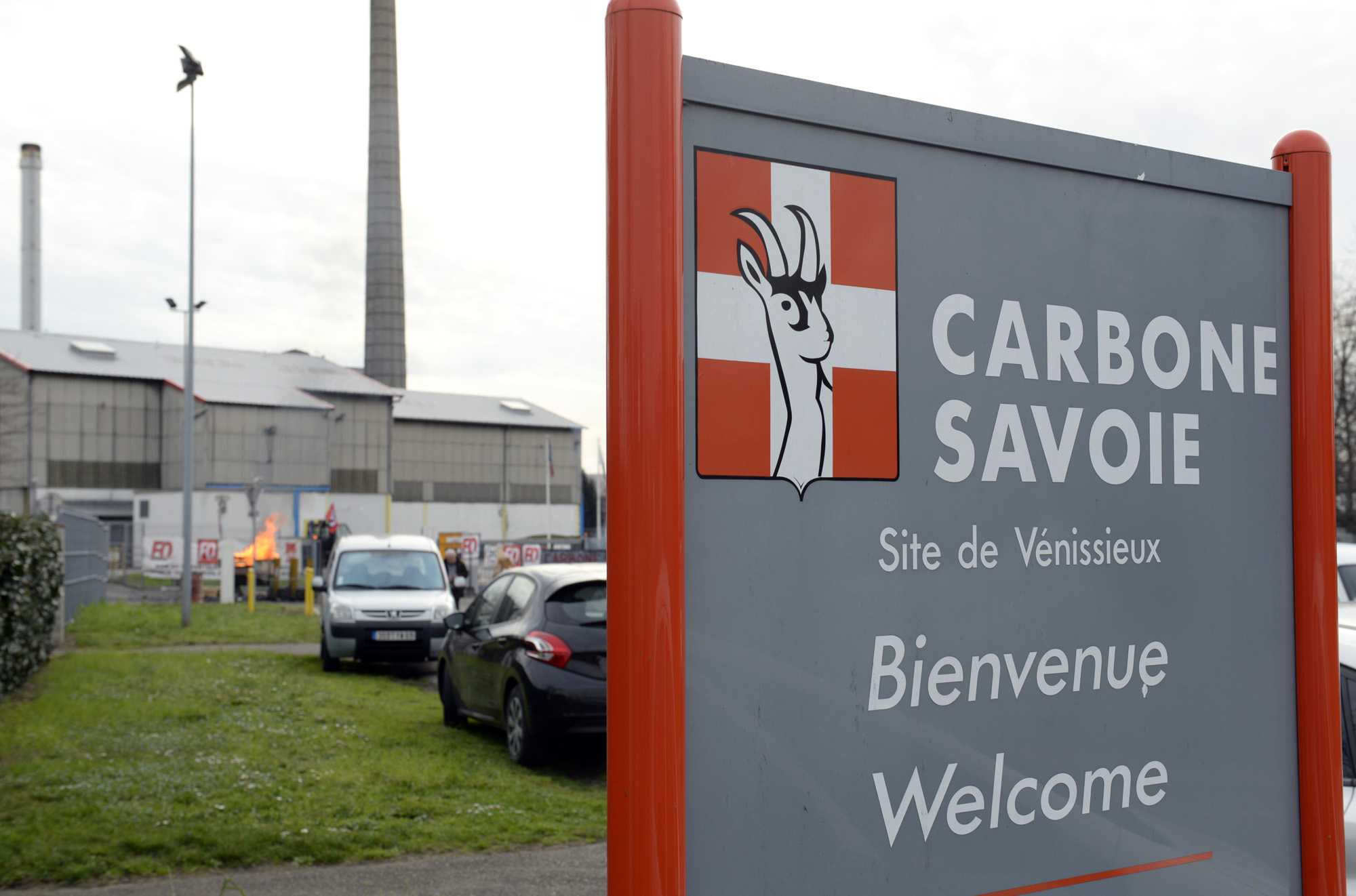 Grve  Carbone Savoie  Vnissieux. 2 fev.2016