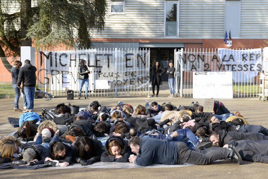 Collège "mort". Grève des profs du collège Jules-Michelet pour une meilleure dotation REP+ (réseau d'éducation prioritaire)