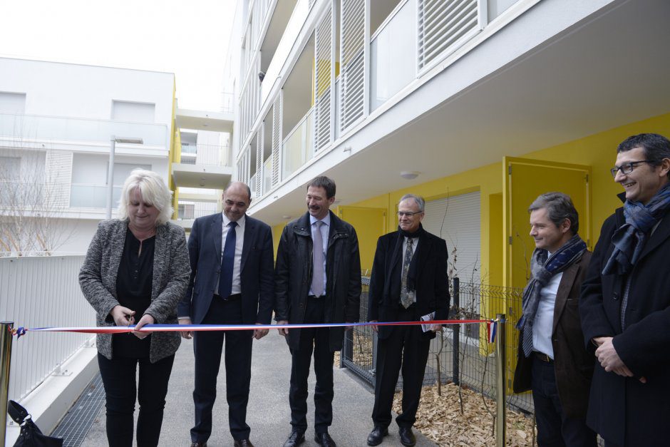 inauguration des "jardins d'eze" (ilot R.Rolland le 31 mars 2016