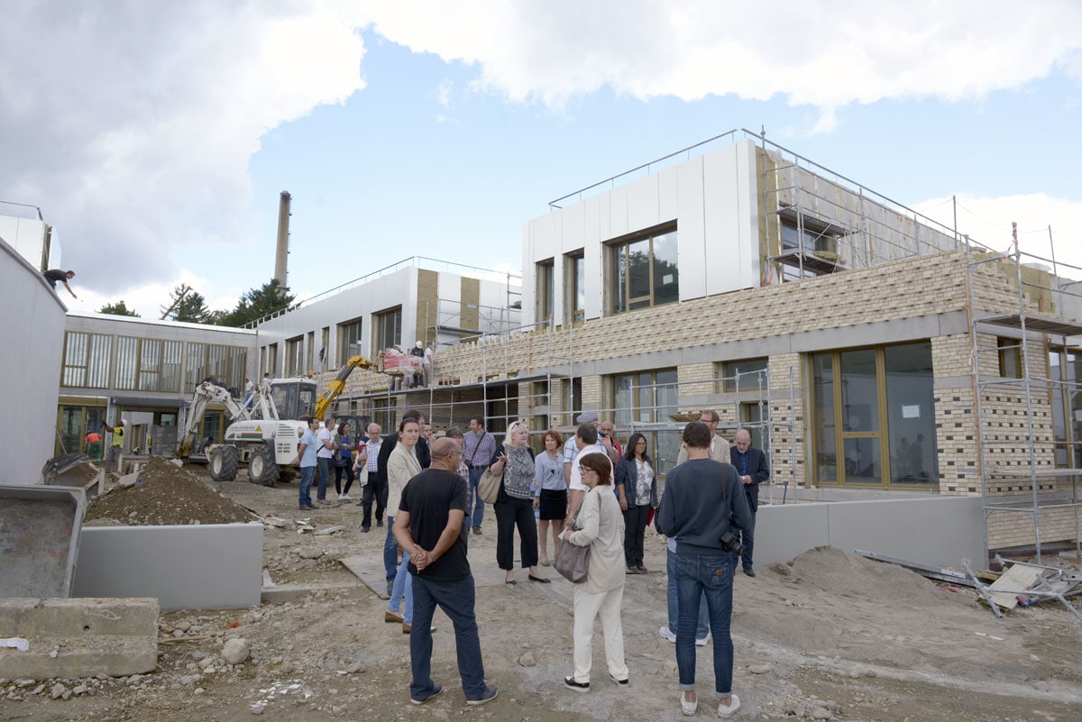 visite Chantier de l'cole Flora Tristan, 13 juillet 2016