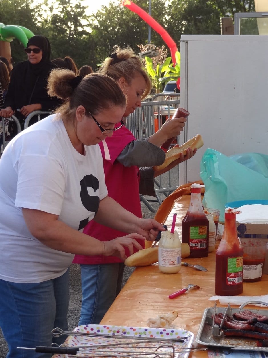 Les préparatrices de sandwichs, au taquet toute la soirée