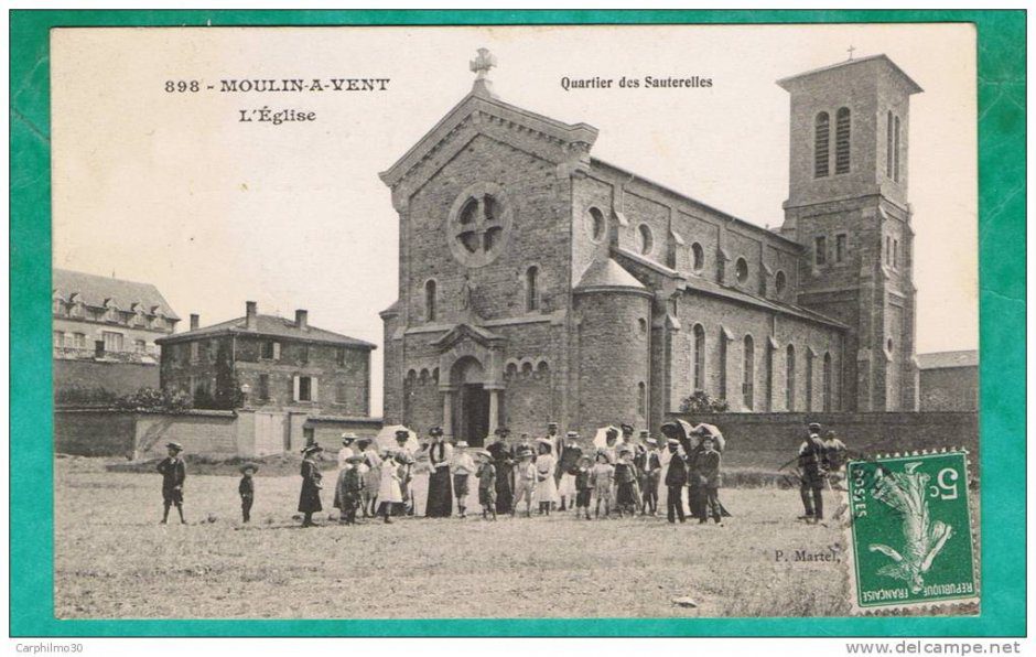 L'église du Moulin-à-Vent au début du XXe