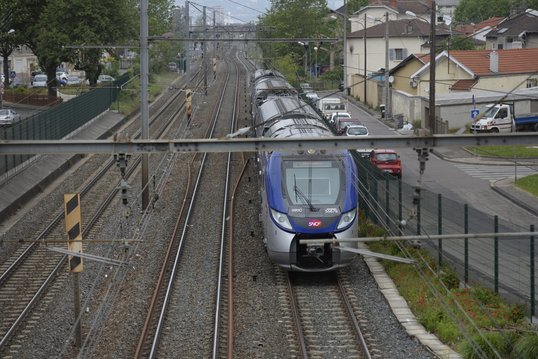 trains traversant Venissieux