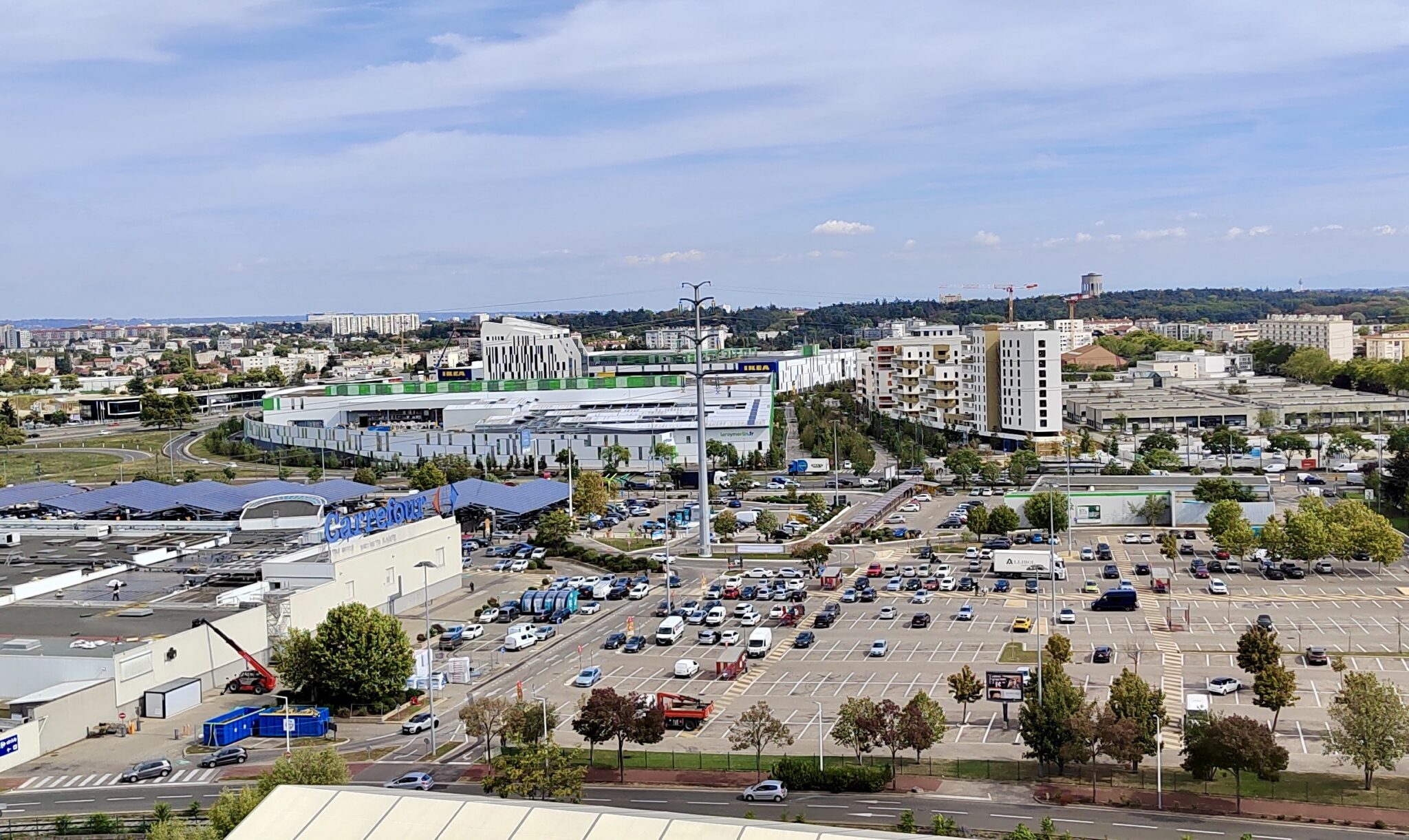 Cinq ans après le début du chantier, le Grand Parilly est bien avancé.