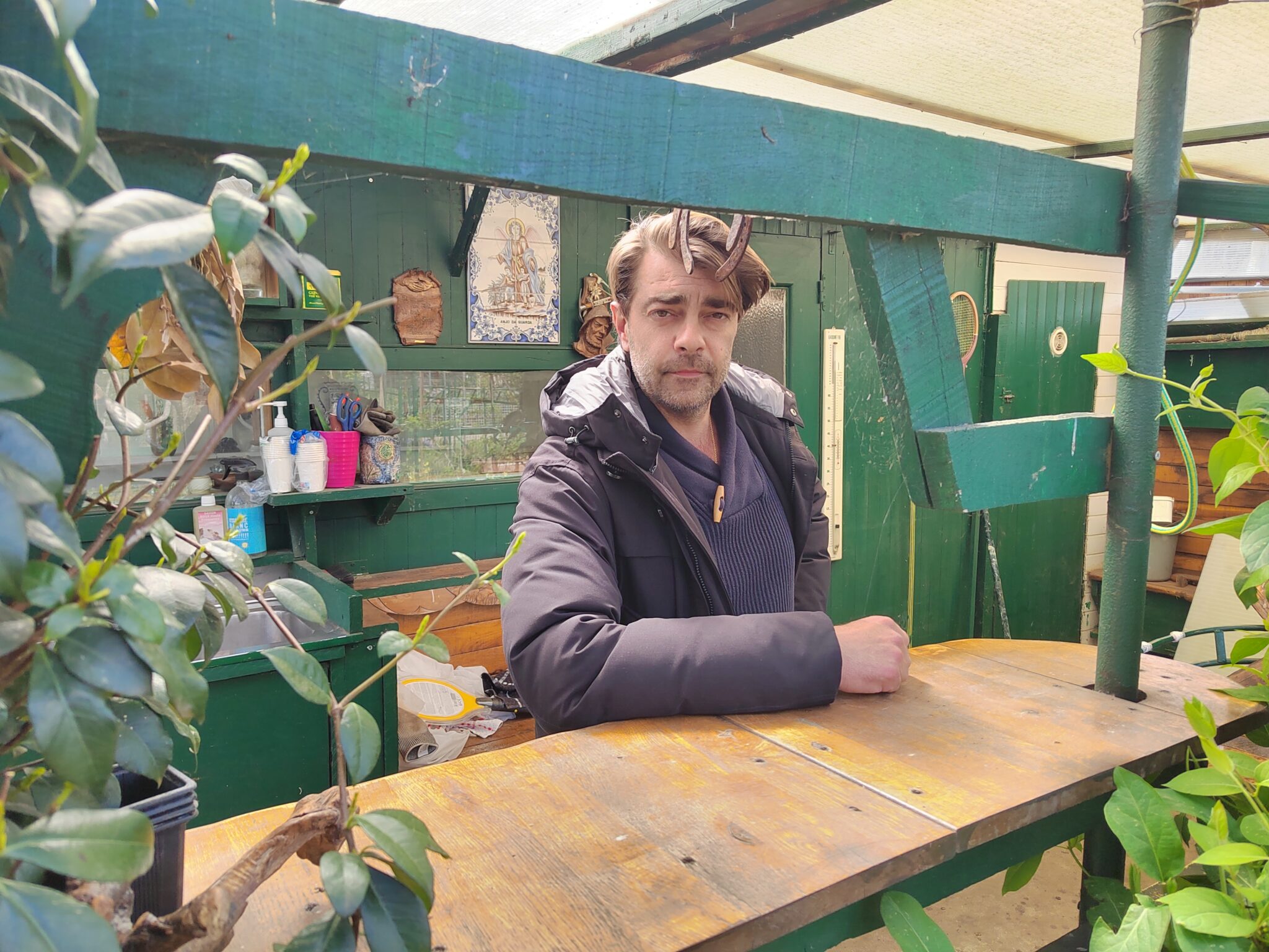 Denis Badard cultive sa passion du jardinage depuis quelques années.